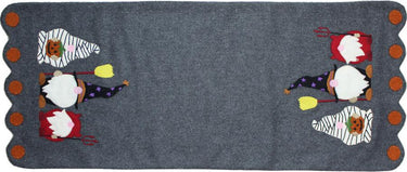 Halloween Gnomes Gray Table Runner TR011122 - The Fox Decor